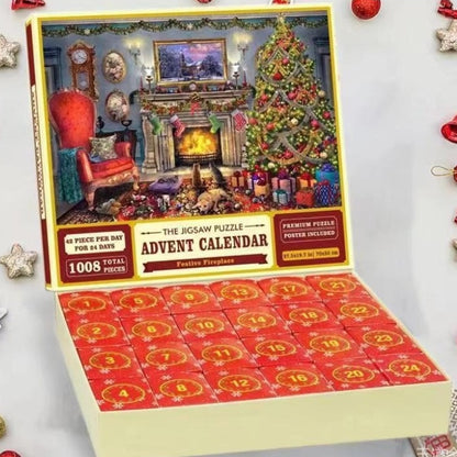 Holiday Countdown Jigsaw Puzzle Advent Calendar 2024