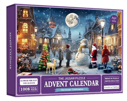 Holiday Countdown Jigsaw Puzzle Advent Calendar 2024