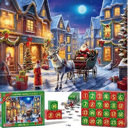 Holiday Countdown Jigsaw Puzzle Advent Calendar 2024