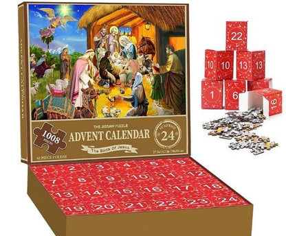 Holiday Countdown Jigsaw Puzzle Advent Calendar 2024