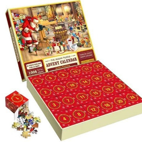 Holiday Countdown Jigsaw Puzzle Advent Calendar 2024